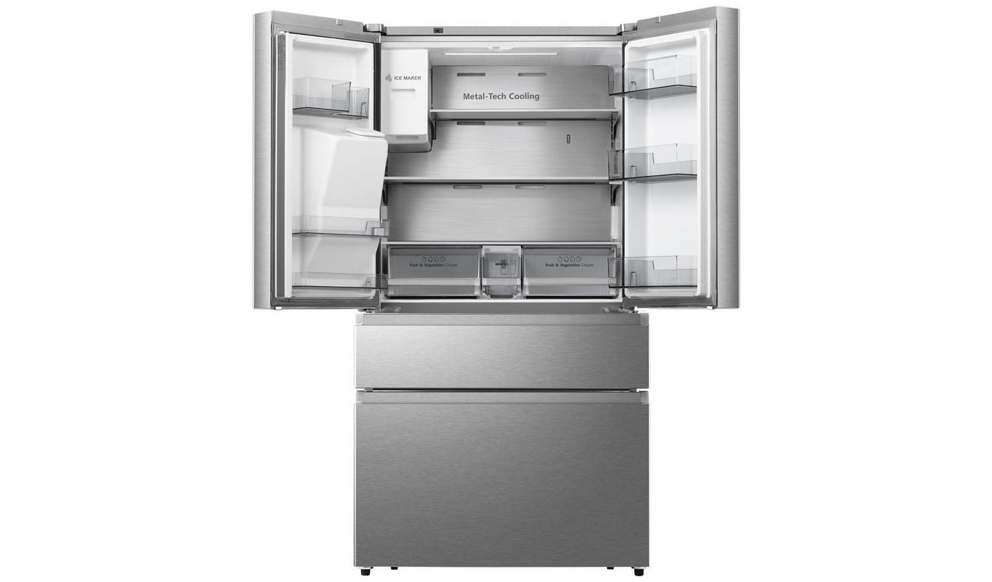 Hisense RF728N4SASE American Fridge Freezer - S/Steel