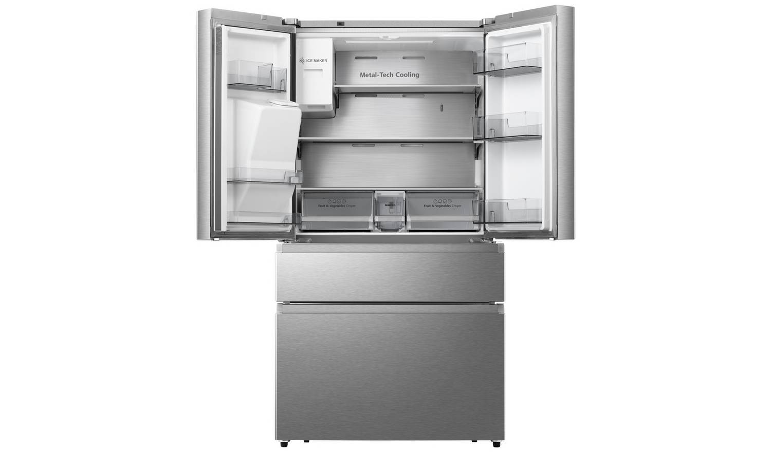 Hisense RF728N4SASE American Fridge Freezer - S/Steel