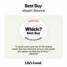 LG xboom Bounce Portable Bluetooth Speaker - Black