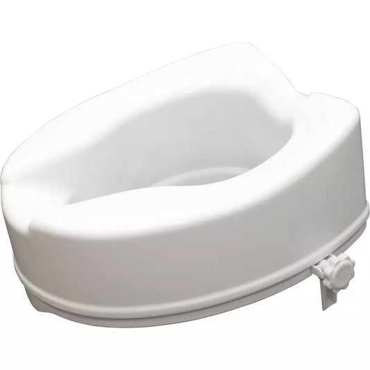 Aidapt 6 Inches Raised Toilet Seat with No Lid