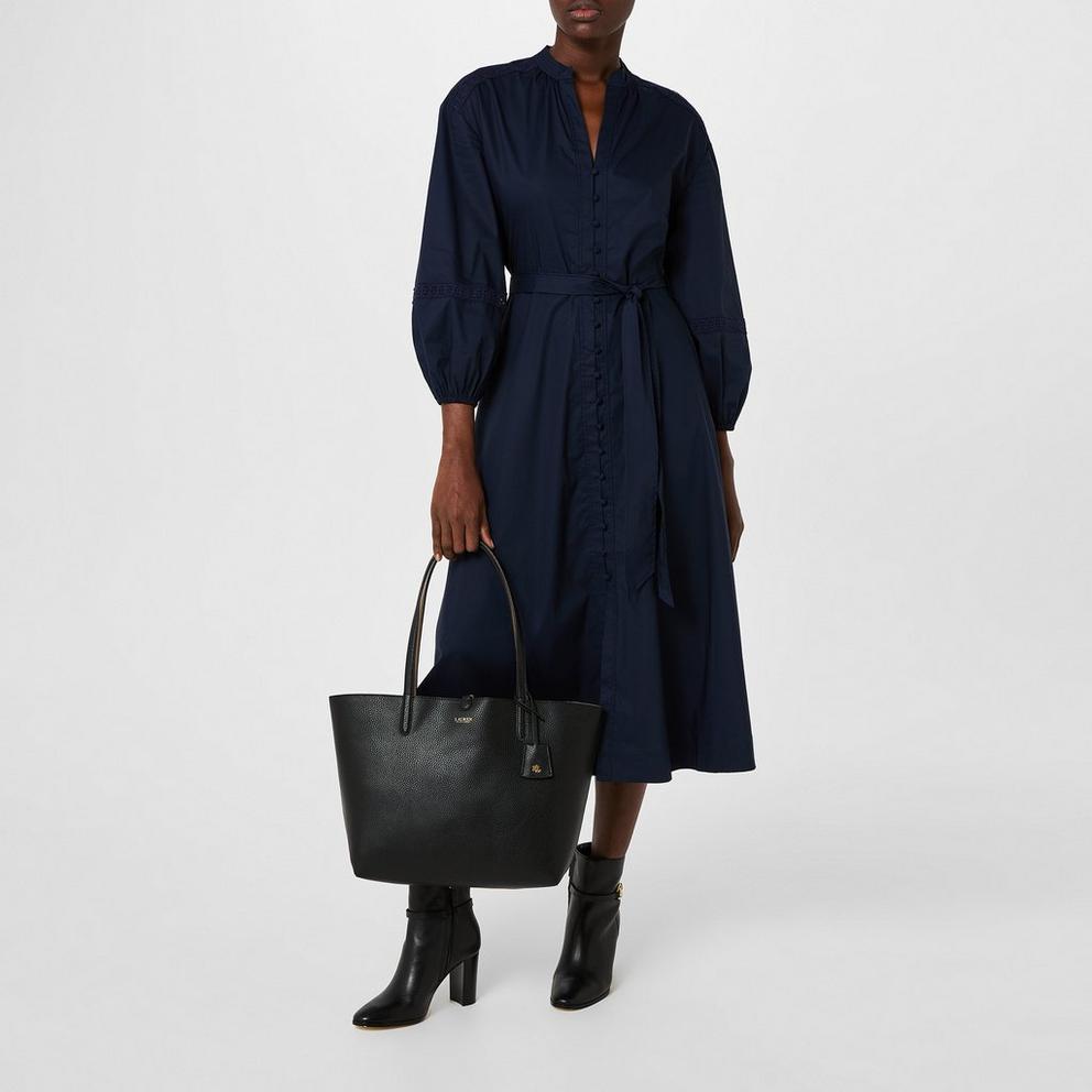 Women's Reversible Leather Tote Bag