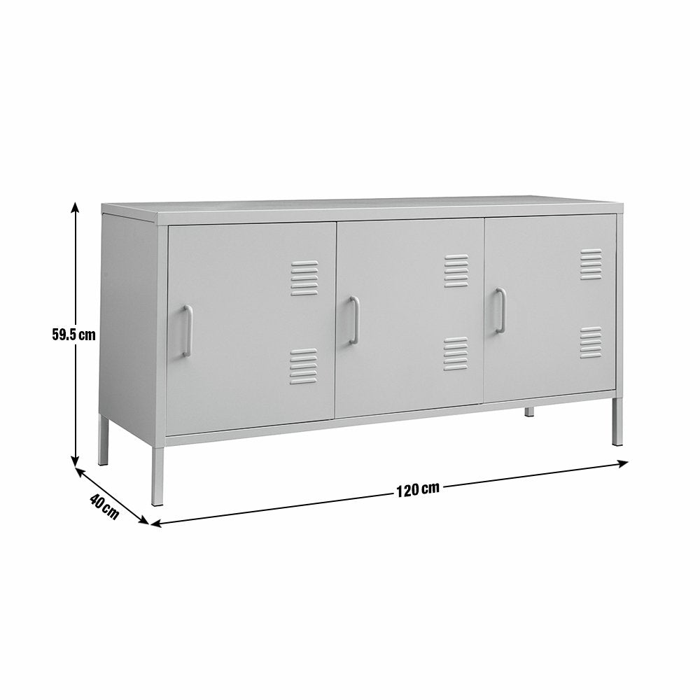 Habitat Stevie 3 Door Locker - Green