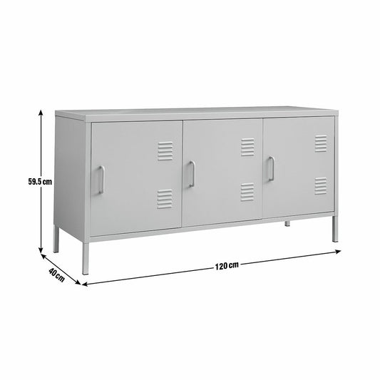 Habitat Stevie 3 Door Locker - Green