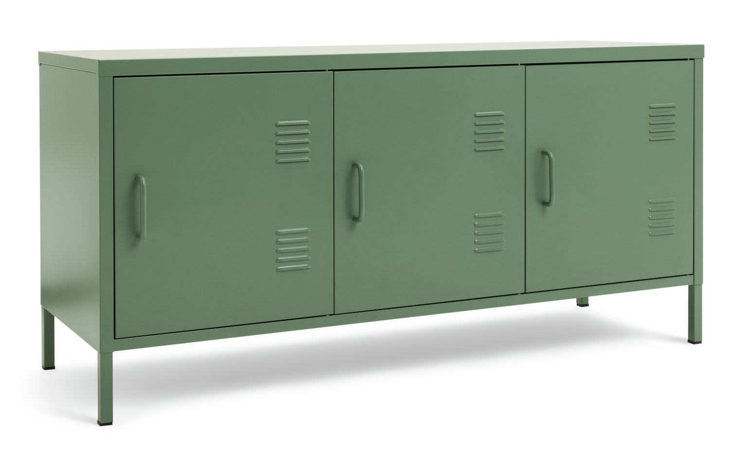 Habitat Stevie 3 Door Locker - Green