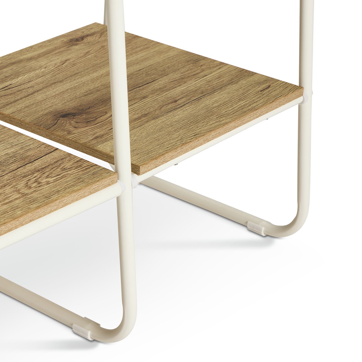 Argos Home Ryan Clothes Rail with Shelves - White