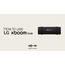 LG xboom Grab Portable Bluetooth Speaker - Black