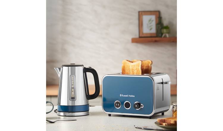 Russell Hobbs Luna Quiet Boil Ocean Blue Jug Kettle 24282