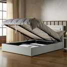 Habitat Dartford Small Double End Lift Ottoman Bed - Grey