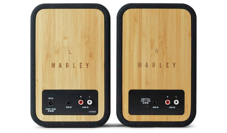 House of Marley Get Together Duo Bluetooth Bookshelf Speaker