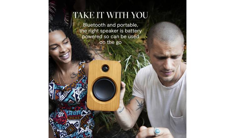 House of Marley Get Together Duo Bluetooth Bookshelf Speaker