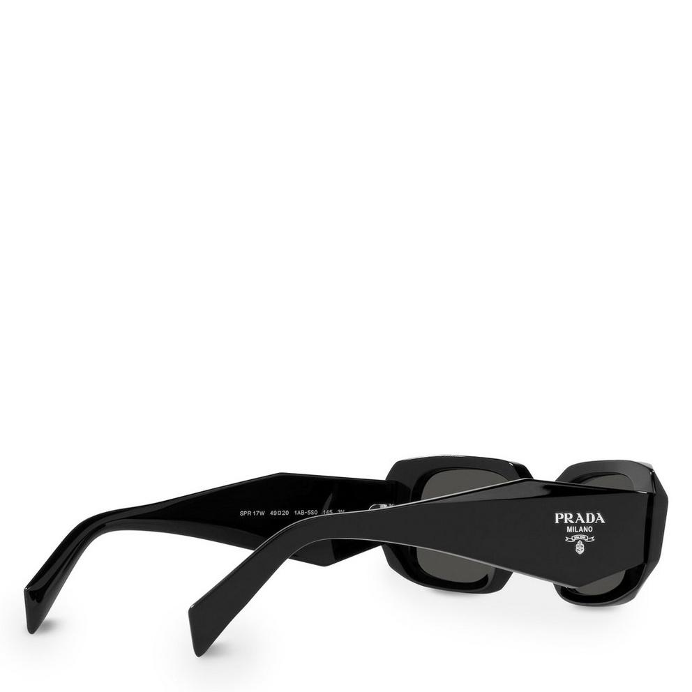 Prada Womens 0PR 17WS Rectangular Sunglasses