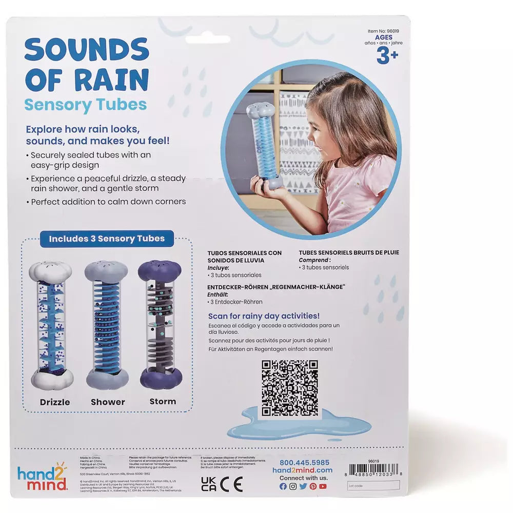 Learning Resources Sounds of Rain Sensory Tubes