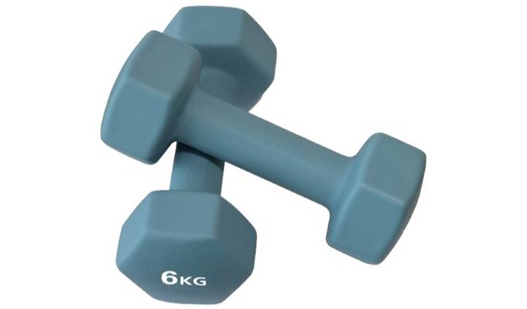 Pro Fitness Neoprene Dumbbells - 2 x 6kg