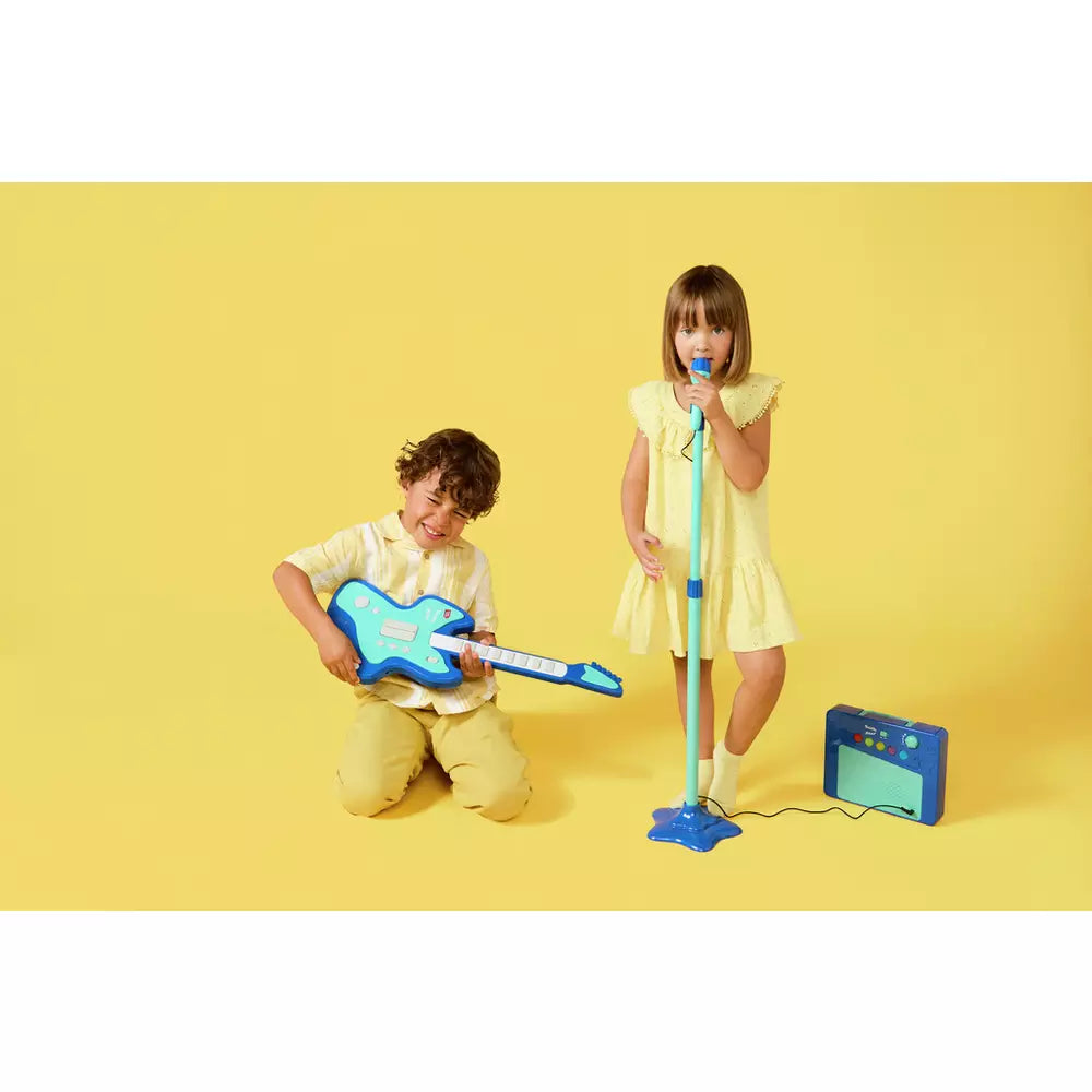 Chad Valley Musical Guitar Microphone and Amplifier Toy