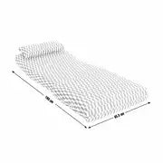 Habitat Lexi Single Fabric Chairbed - Blue & Green
