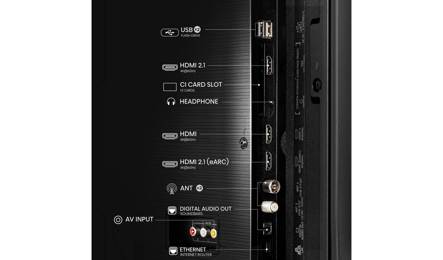 Hisense 55 Inch 55A6QTUK Smart 4K UHD HDR LED Freely TV