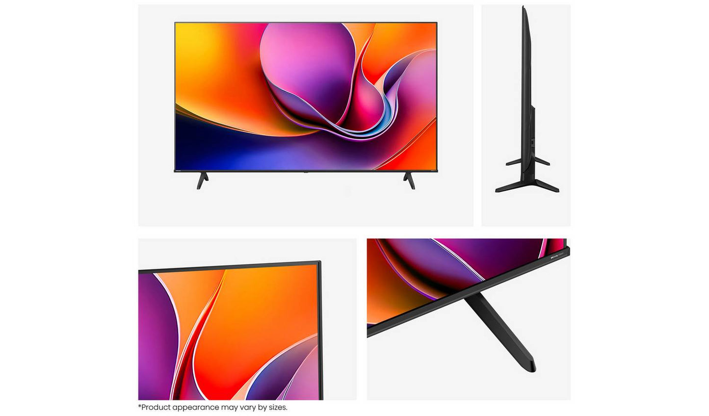 Hisense 55 Inch 55A6QTUK Smart 4K UHD HDR LED Freely TV