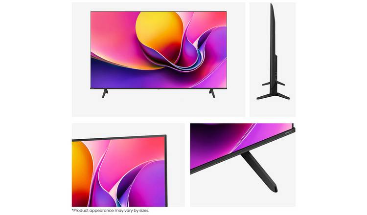 Hisense 55 Inch 55E6QTUK Smart 4K UHD HDR LED Freely TV
