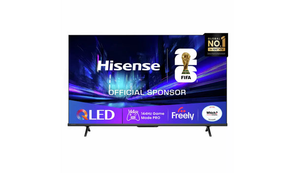 Hisense 50 Inch 50E78QTUK PRO Smart 4KUHD HDR QLED Freely TV