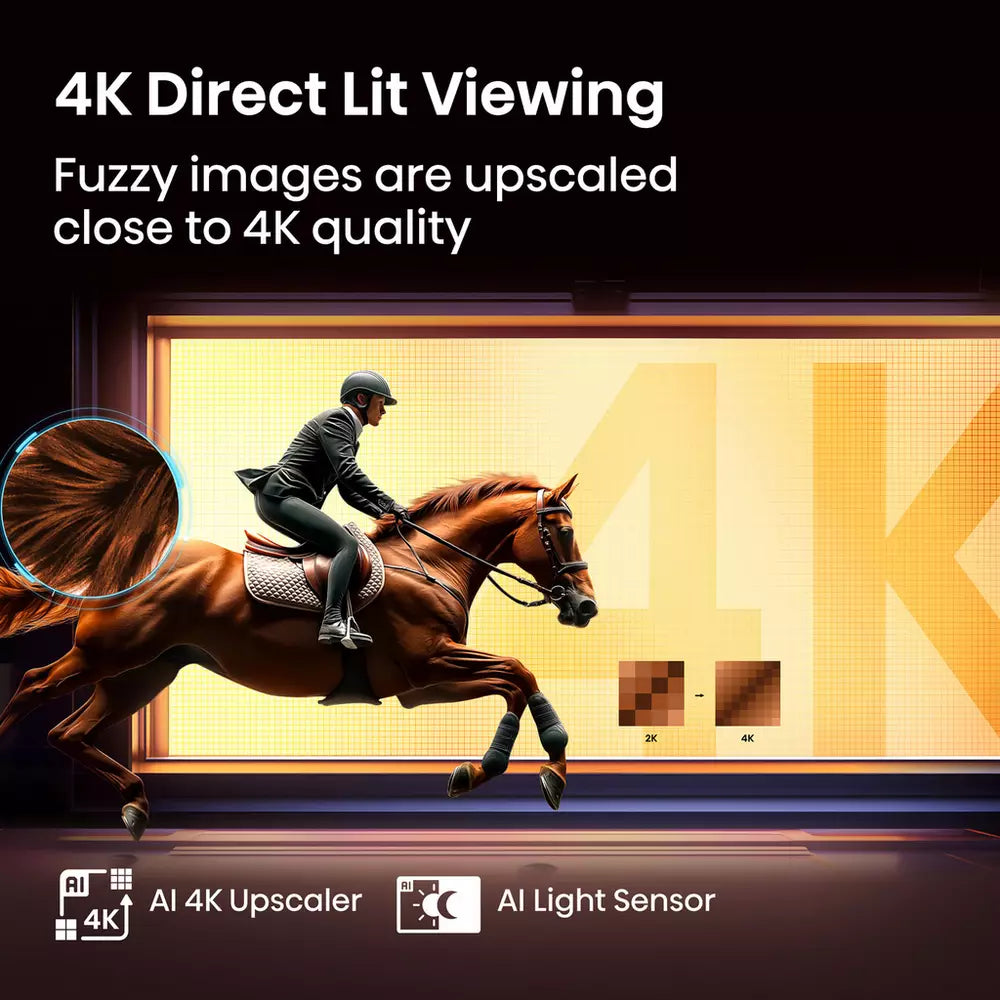 Hisense 55 Inch 55A7QTUK Smart 4K UHD HDR QLED Freely TV