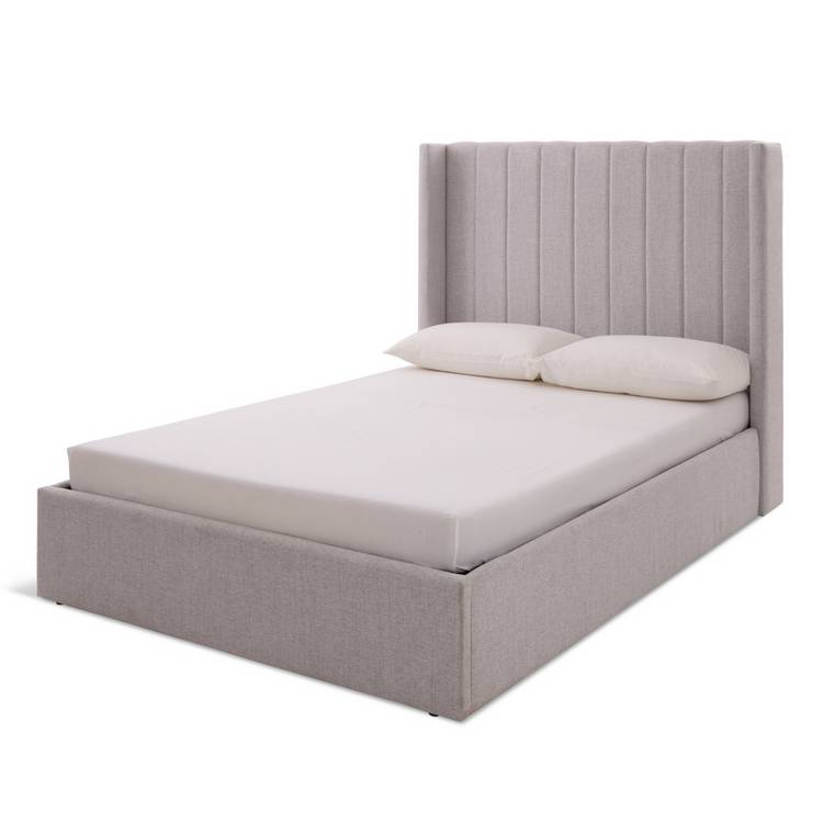 Habitat Kempley Small Double End Lift Ottoman Bed - Grey