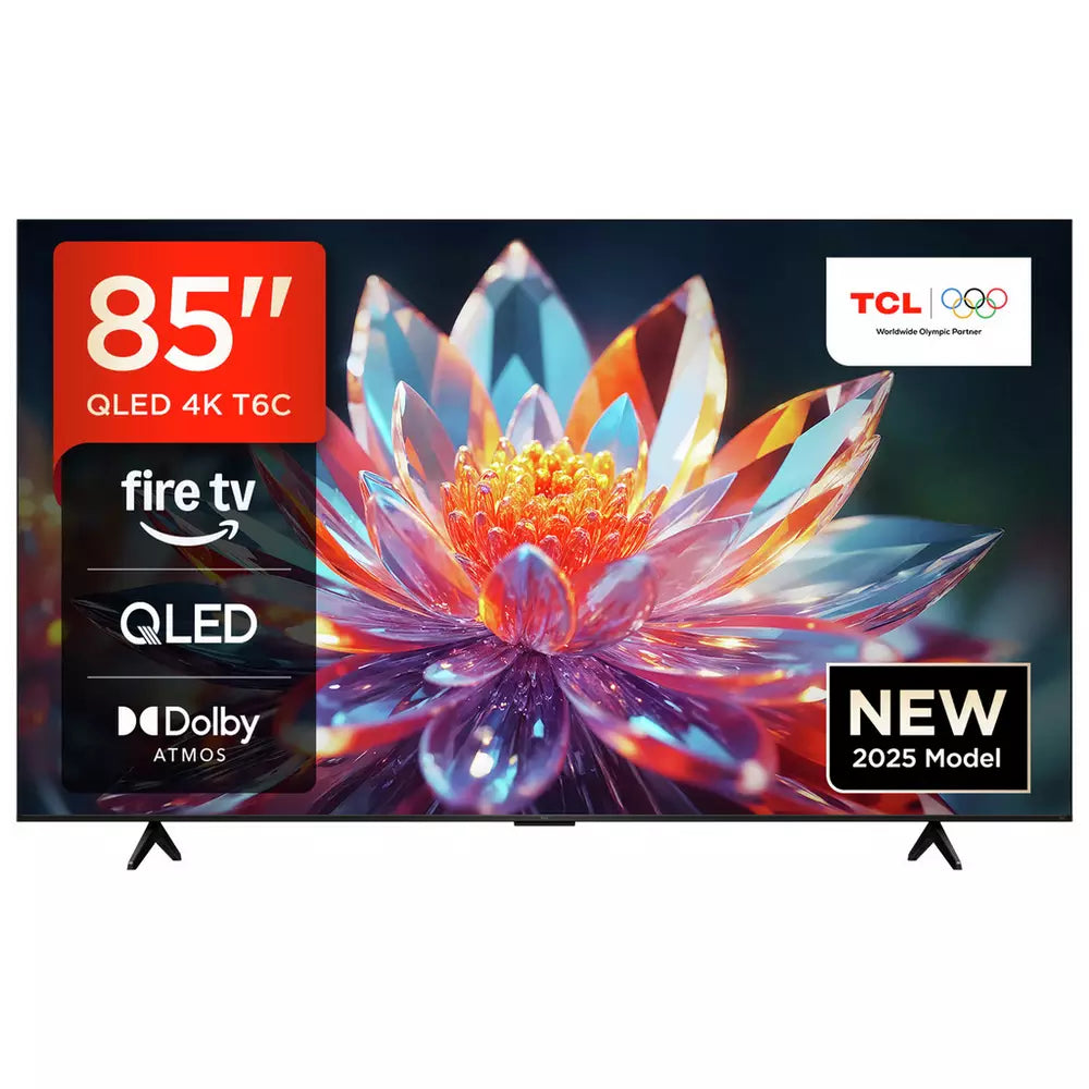 TCL 85 Inch 85T6C Smart 4K UHD HDR QLED Freely TV