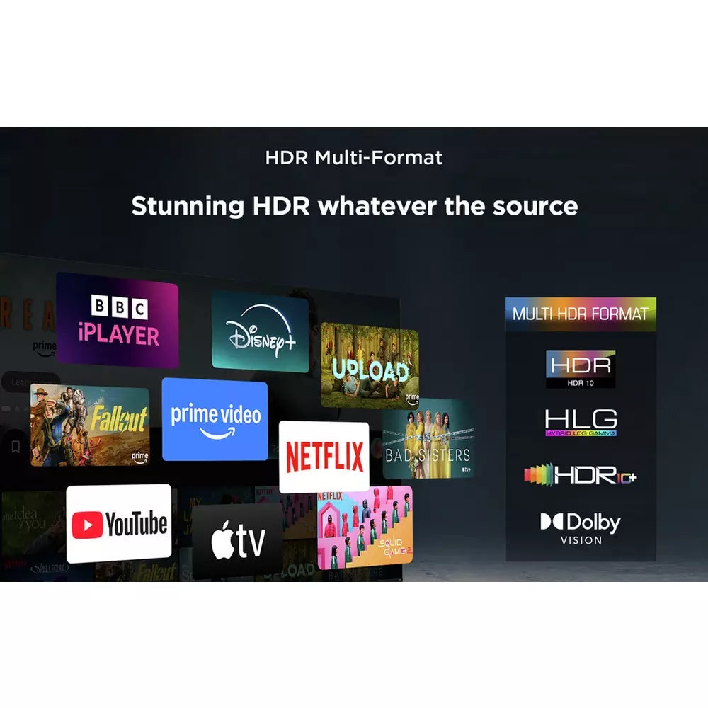 TCL 85 Inch 85T6C Smart 4K UHD HDR QLED Freely TV