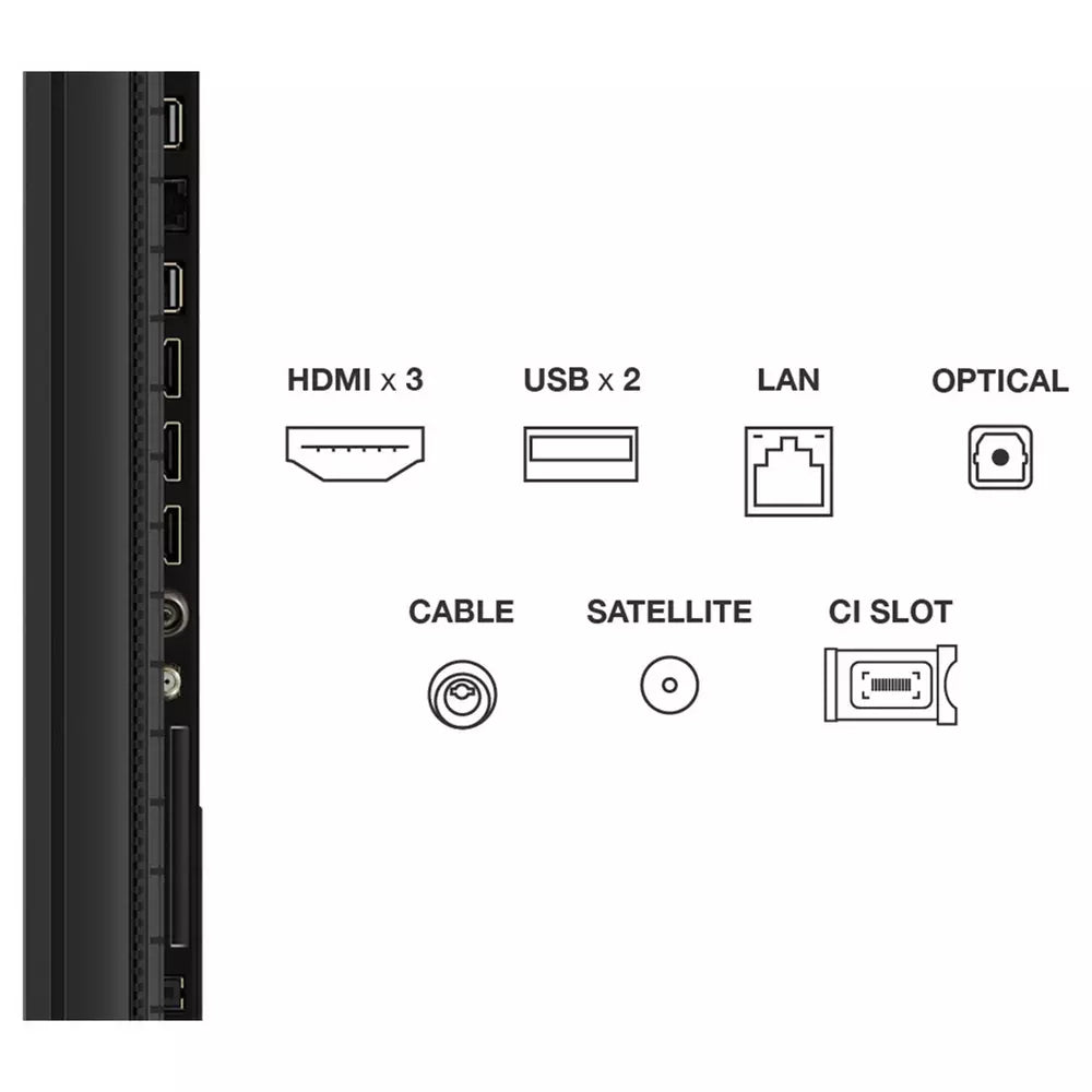 TCL 85 Inch 85T6C Smart 4K UHD HDR QLED Freely TV