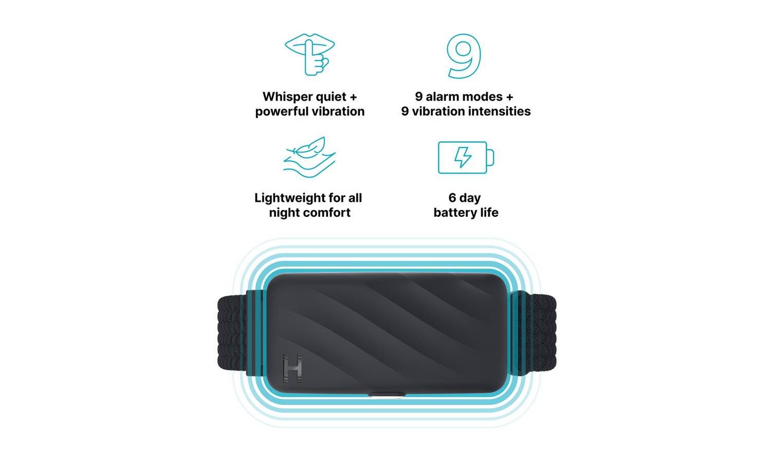 Homedics WakeBand Silent Alarm