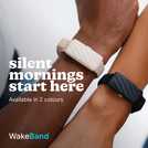 Homedics WakeBand Silent Alarm - Cream