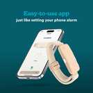 Homedics WakeBand Silent Alarm - Cream