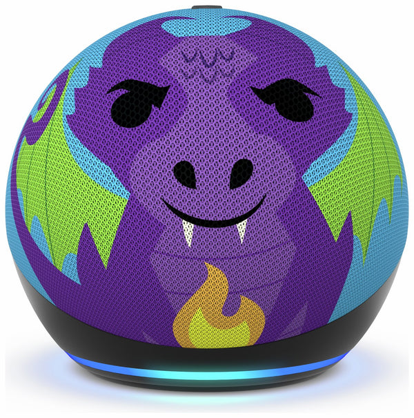 Amazon Echo Dot Kids 5th Gen Smart Speaker with Alexa-Dragon