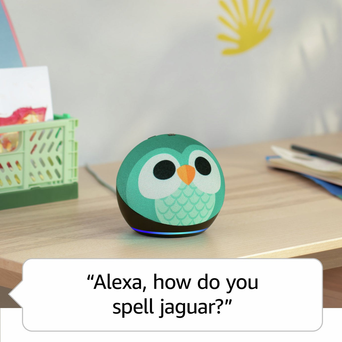 Amazon Echo Dot Kids 5th Gen Smart Speaker with Alexa-Dragon