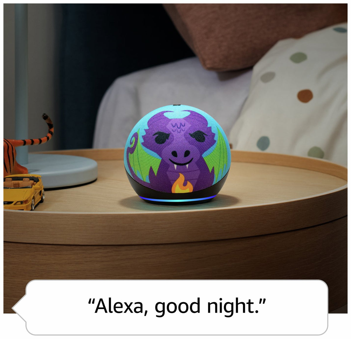 Amazon Echo Dot Kids 5th Gen Smart Speaker with Alexa-Dragon
