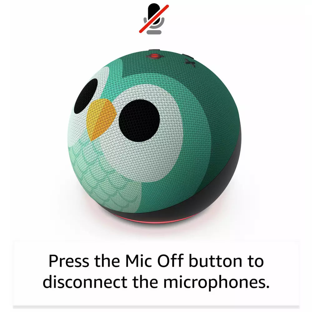 Amazon Echo Dot Kids 5th Gen Smart Speaker with Alexa-Dragon
