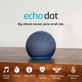 Amazon Echo Dot 5 Smart Speaker with Alexa - Blue