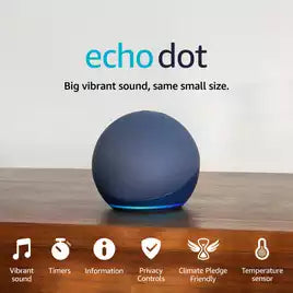 Amazon Echo Dot 5 Smart Speaker with Alexa - Blue