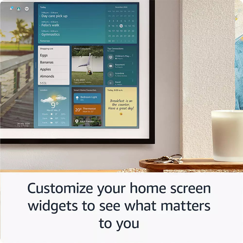 Amazon Echo Show 21 Smart Hub with Fire TV & Alexa - Black