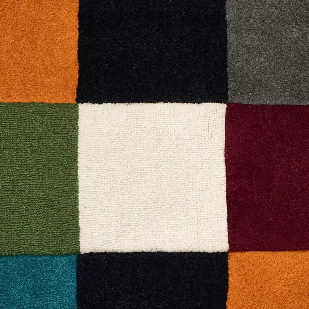 Habitat Archive Patch Wool Rug - 120x170cm
