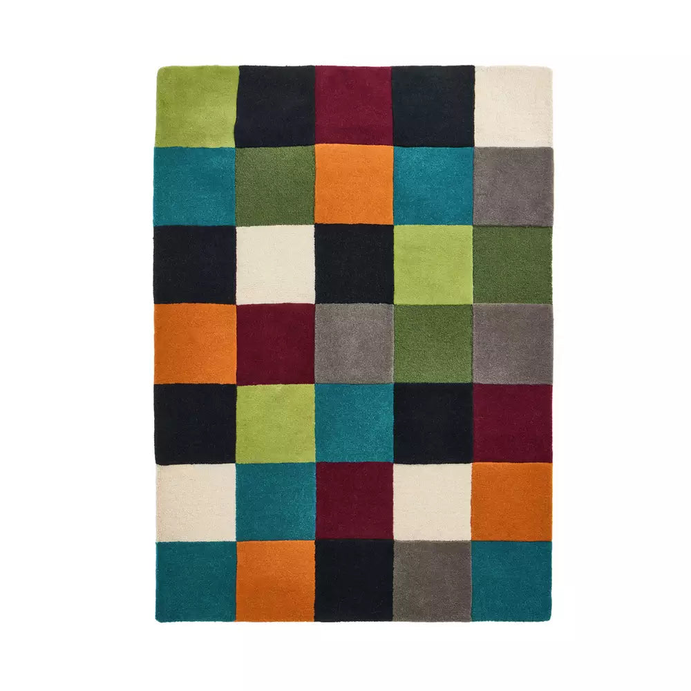 Habitat Archive Patch Wool Rug - 120x170cm