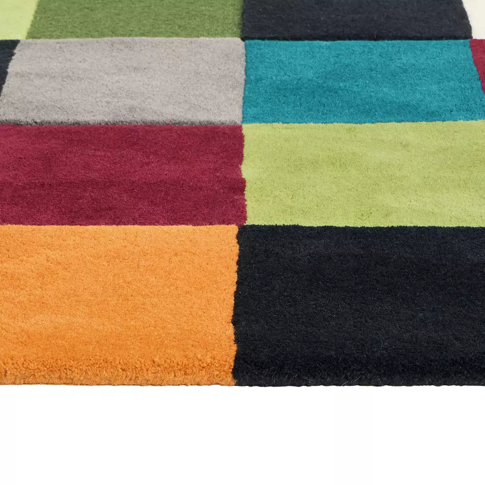 Habitat Archive Patch Wool Rug - 120x170cm