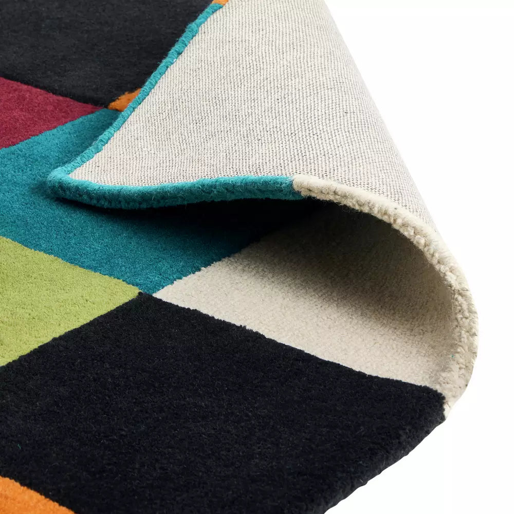 Habitat Archive Patch Wool Rug - 120x170cm