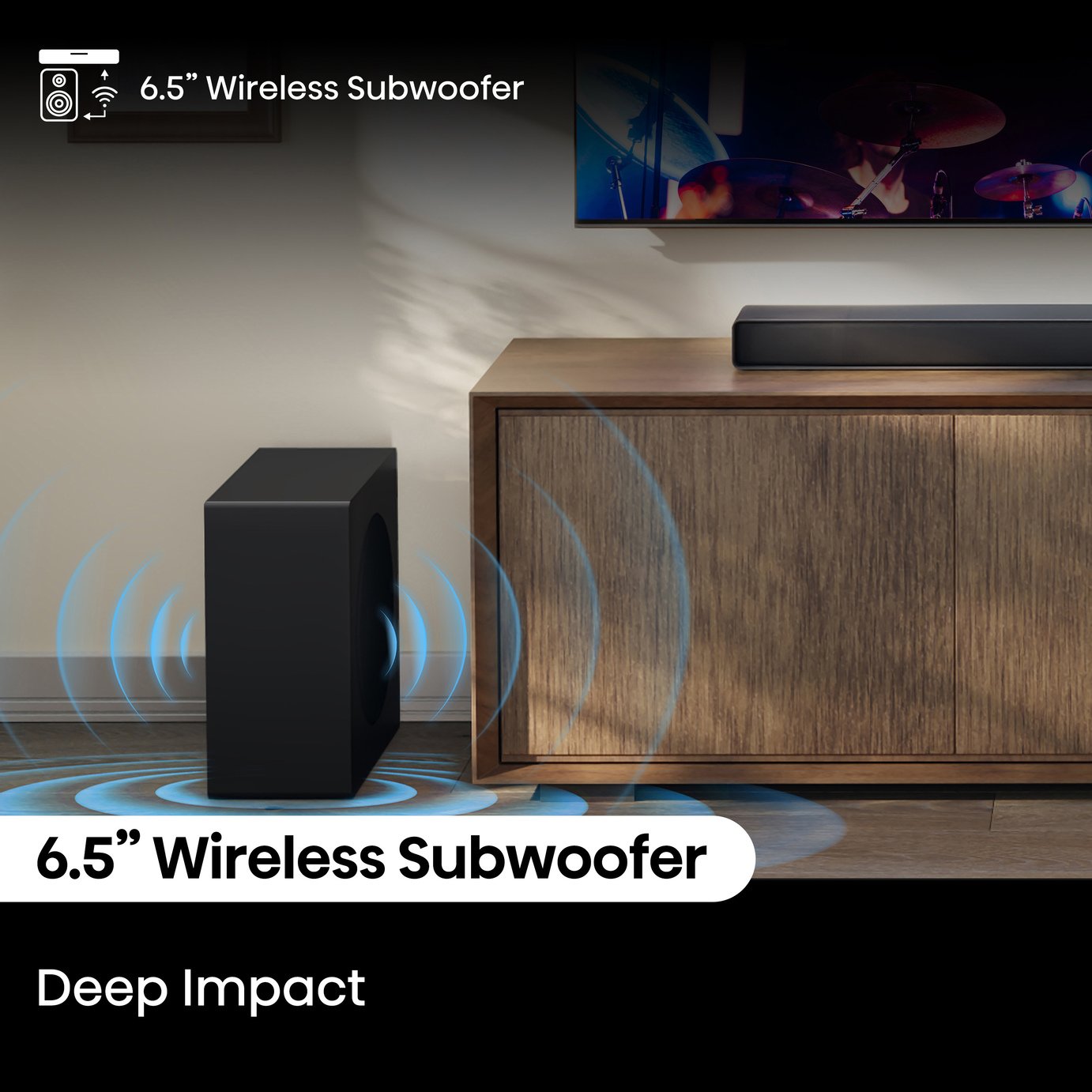Hisense AX3120Q 3.1.2Ch Bluetooth Soundbar with Wireless Sub