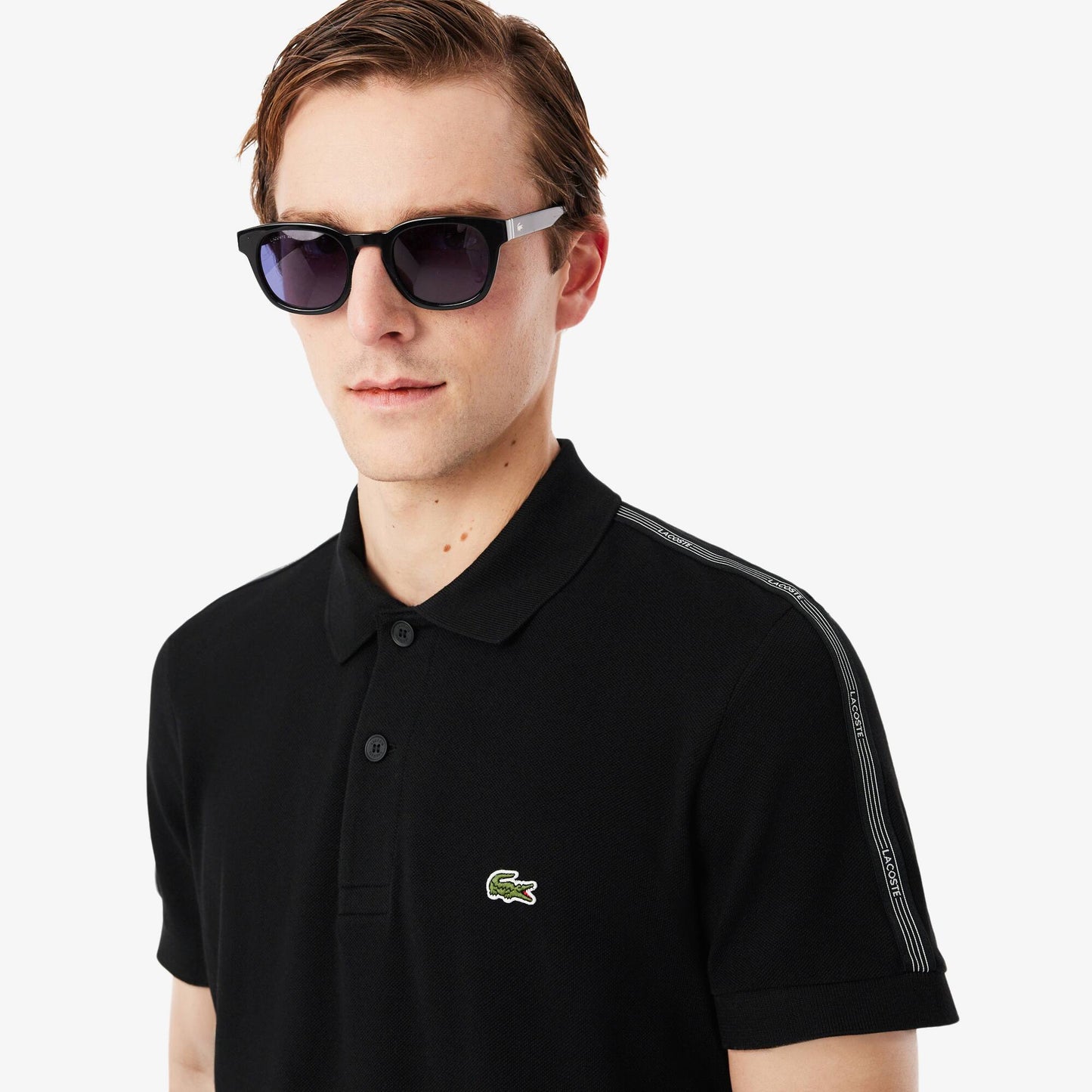 Regular Fit Logo Stripe Polo Shirt