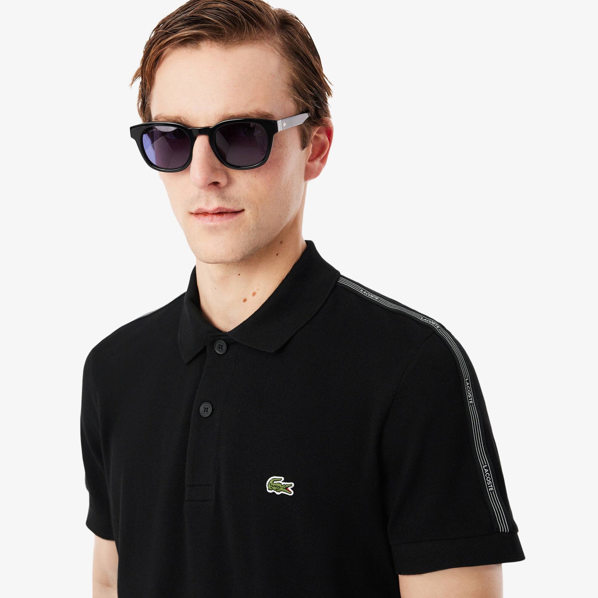 Regular Fit Logo Stripe Polo Shirt
