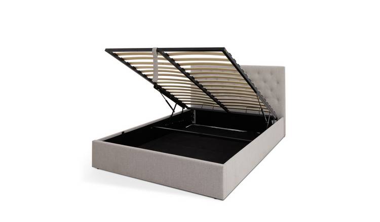 Habitat Halstead Small Double End Lift Ottoman Bed - Grey