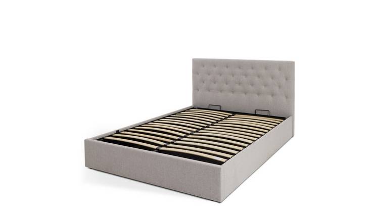 Habitat Halstead Small Double End Lift Ottoman Bed - Grey