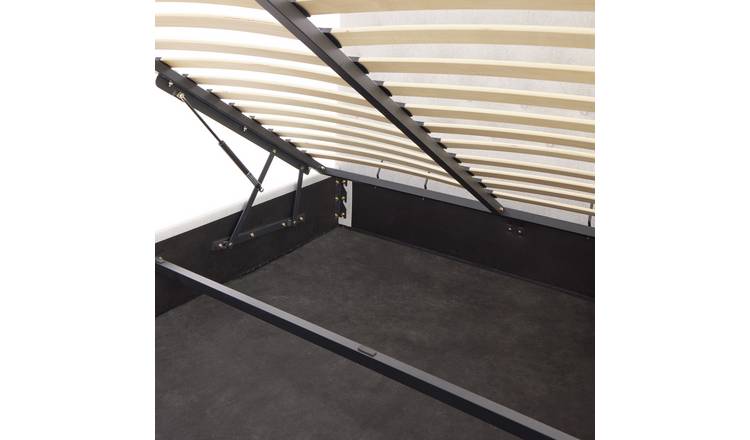 Habitat Halstead Small Double End Lift Ottoman Bed - Grey