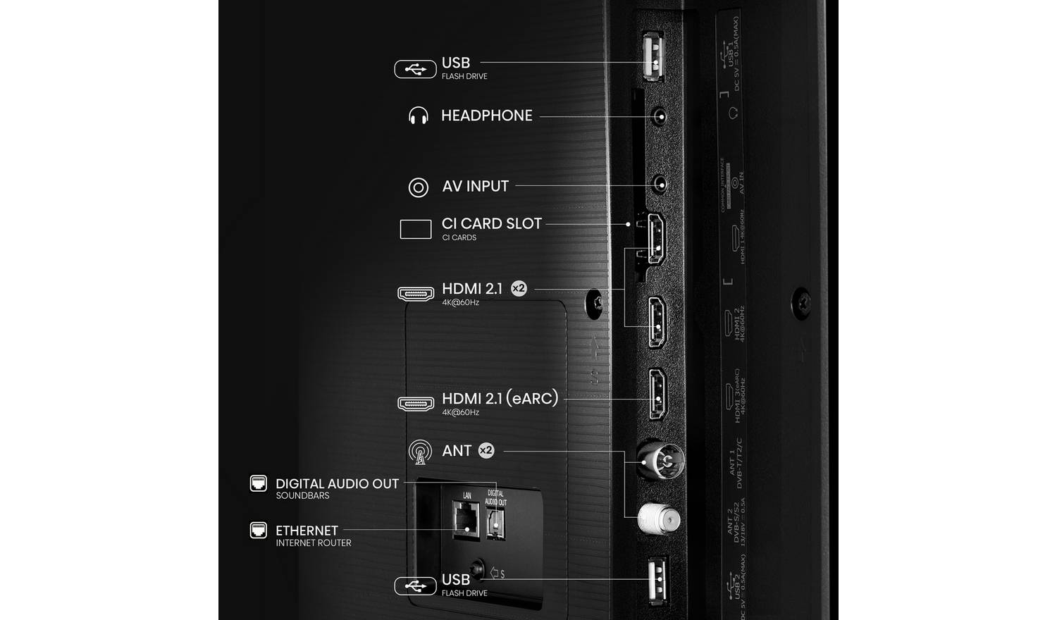 Hisense 85 Inch 85E7QTUK Smart 4K UHD HRD QLED Freely TV