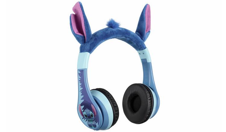 Disney Stitch 2-way Bluetooth Kids On Ear Headphone - Blue